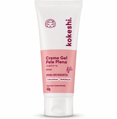 Creme Gel Pele Plena Rosa Mosqueta Kokeshi 45g