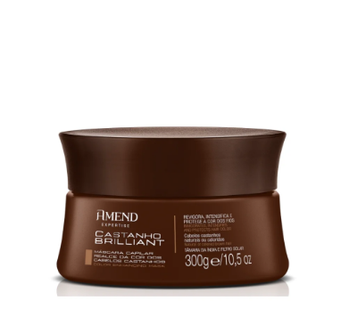 Máscara Matizadora Amend Castanho Brilliant 300g