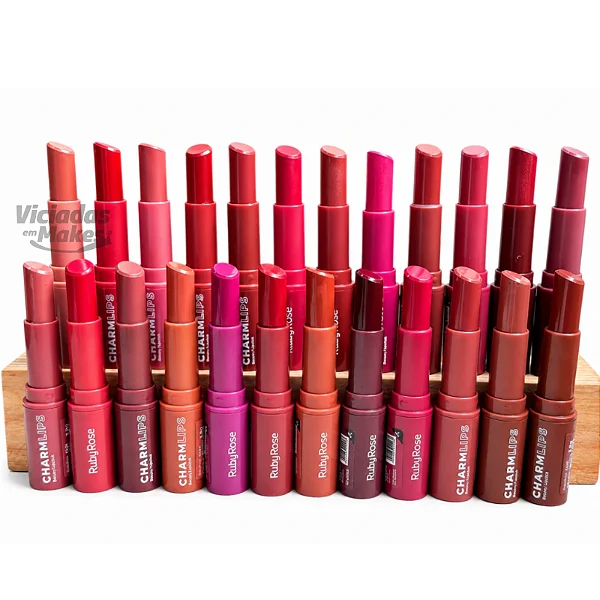 Batom Charm Lips Ruby Rose Semi Matte