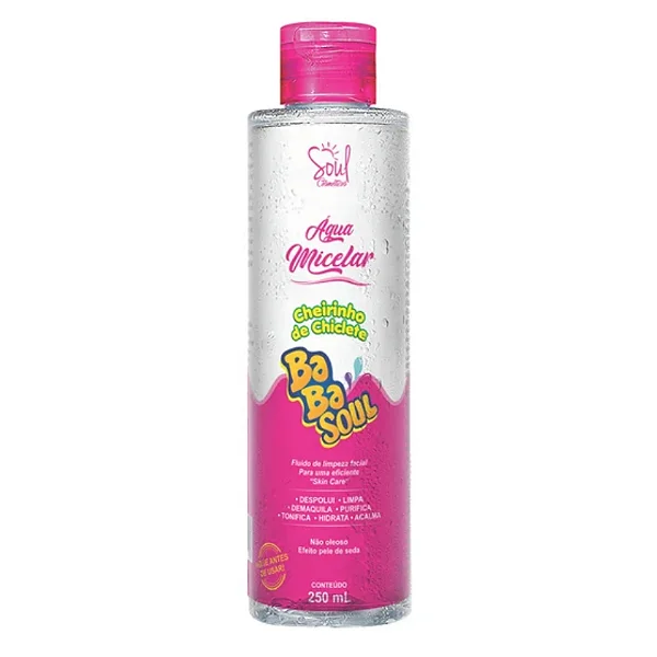Água Micelar Soul Chiclete 250ml