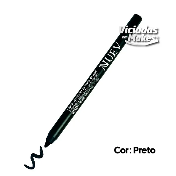 Lápis Delineador Carbon Black Nuev 1,4g
