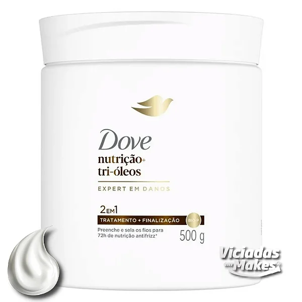 Máscara Capilar 2em1 Nutrição Tri-Óleos Dove 500g