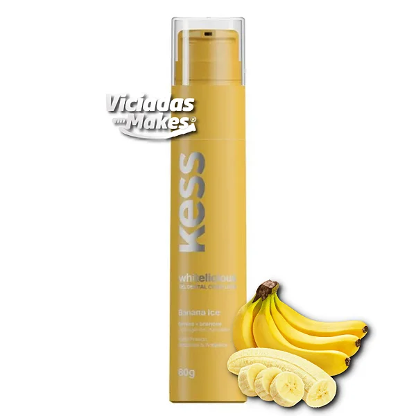 Gel Dental Com Fluor Kess Banana 60g