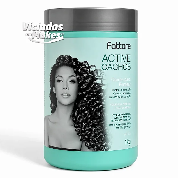 Creme de Pentear Active Cachos Fattore 1kg