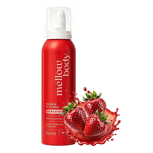 Chantilly De Banho Morango Mellow Body