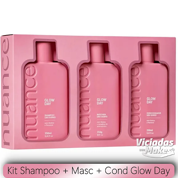 Kit Shampoo + Masc + Cond Glow Day