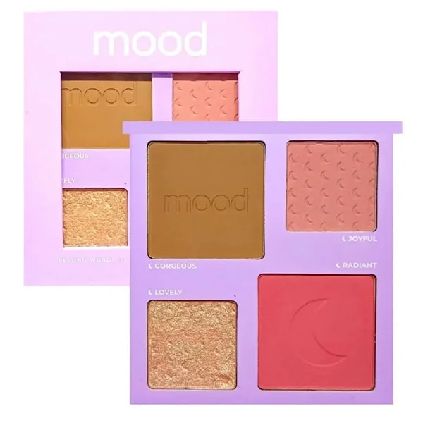 Paleta Blush Contorno Iluminador Mood Ruby Rose