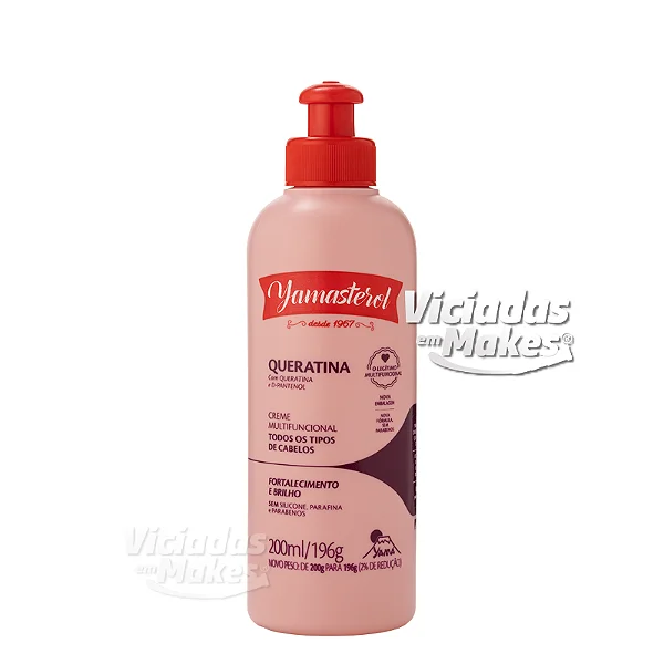 Creme Queratina com D-Pantenol Yamasterol 200ml