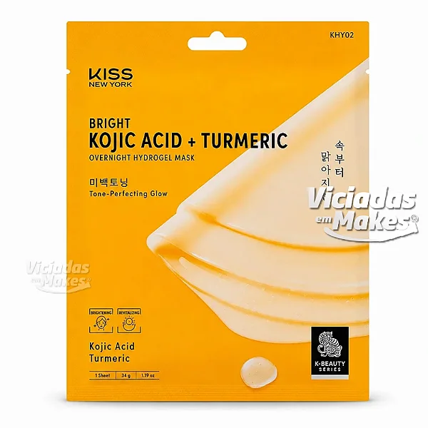 Máscara Facial Gel Bright Kojic Acid Kiss New York