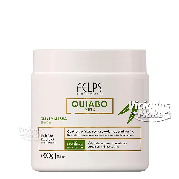 Máscara Redutora Quiabo XBTX Felps 500g