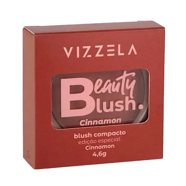 Blush Compacto Cinnamon Edição Especial Vizzela