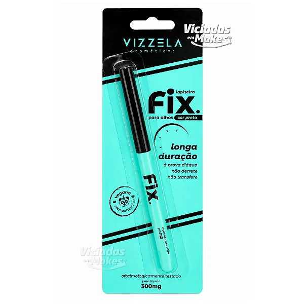Lapiseira Preta para Olhos Fix Vizzela
