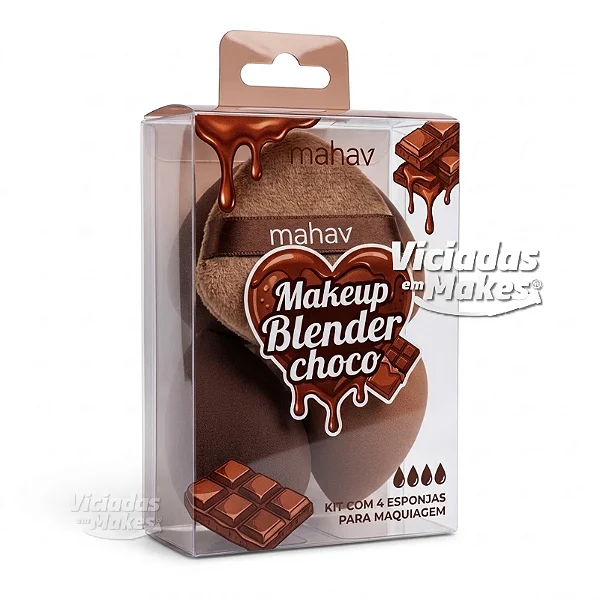 Kit Blender Choco Com Puff e Gota Mahav