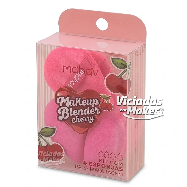 Kit Blender Cherry Com Puff e Gota Mahav