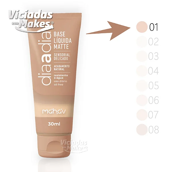 Base Mahav Cor 01 Dia a Dia 30ml