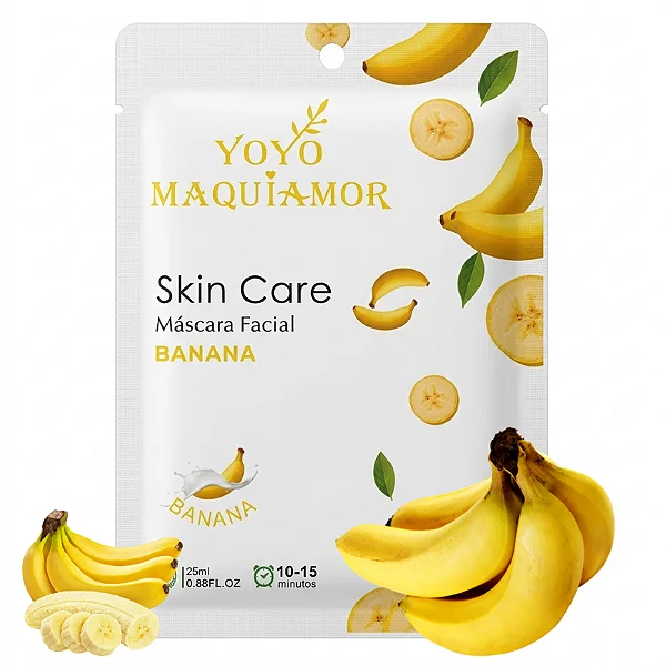 Máscara Facial Banana Yoyo Maquiamor