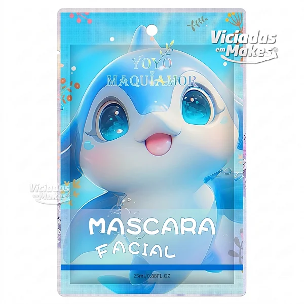 Máscara Facial Tubarão Yoyo Maquiamor