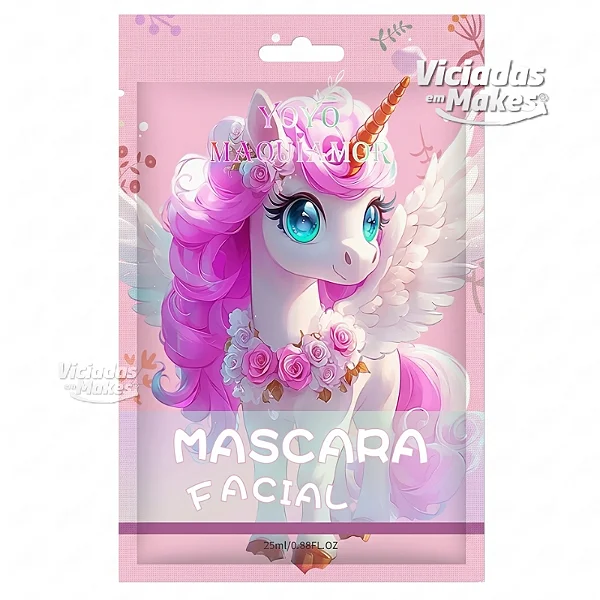 Máscara Facial Unicórnio13 Yoyo Maquiamor
