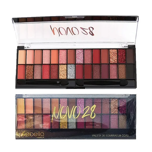 Paleta de Sombras B Com 28 Cores Febella