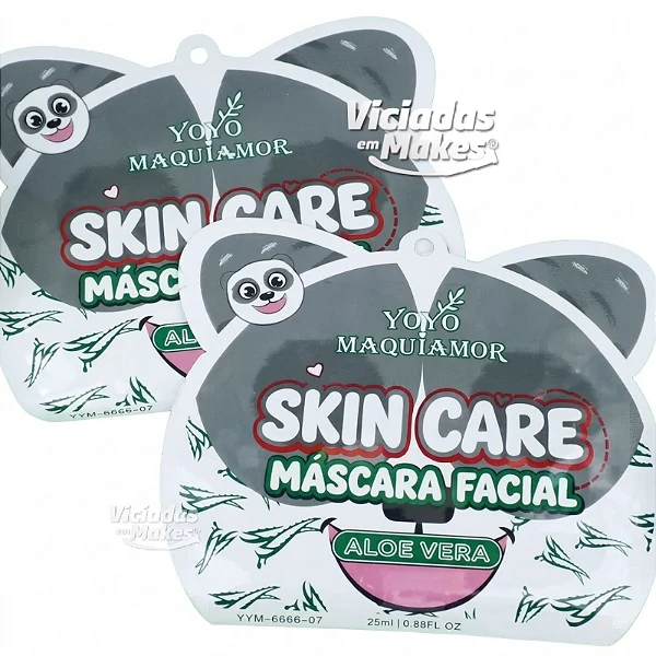 Máscara Facial Aloe Vera Yoyo Maquiamor