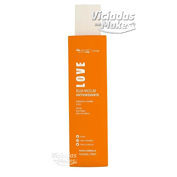 Água Micelar Max Love Antioxidante 290ml