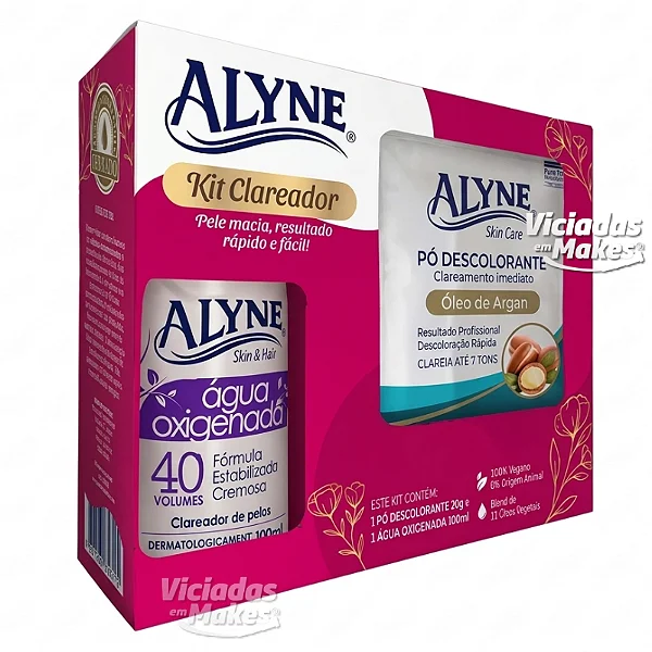 Kit Clareador Duo Óleo de Argan Alyne