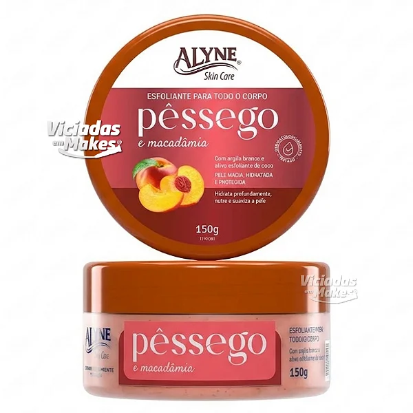 Esfoliante Corporal Pêssego Alyne 150g