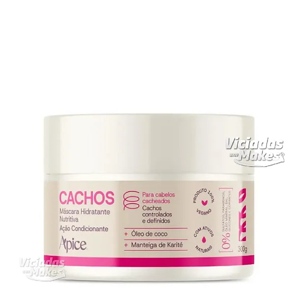 Máscara hidratante Cachos Apice 300g