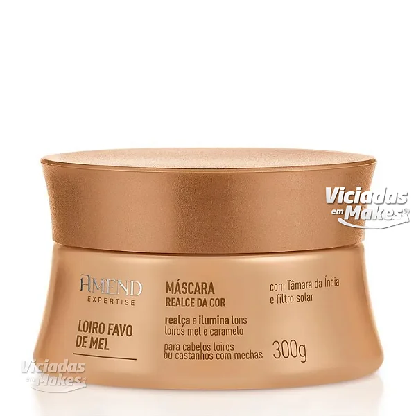 Máscara Matizadora Loiro Mel Amend 300g
