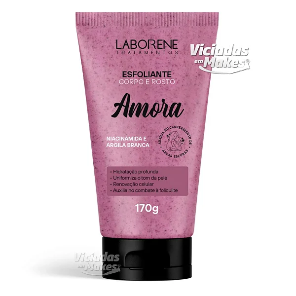 Esfoliante Corpo e Rosto Amora Laborene 170g