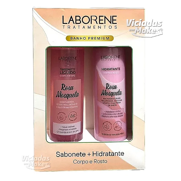 Kit Banho Premium Rosa Mosqueta Laborene