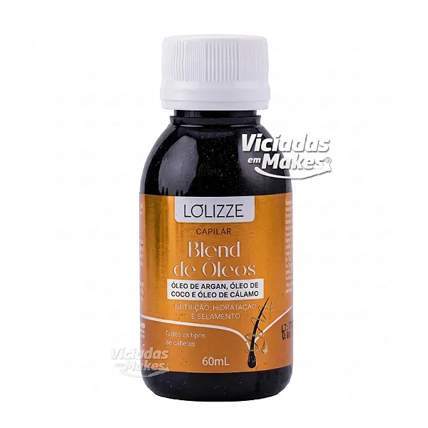 Óleo de Argan e Coco Lolizze 60ml