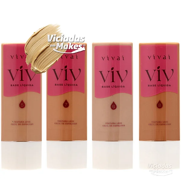Base Líquida Matte Viv Vivai 30ml
