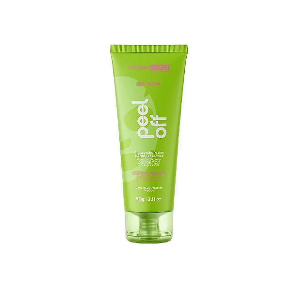 GEL FACIAL PEEL OFF PEPINO E ARGILA VERDE 60g