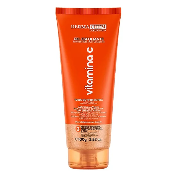 GEL ESFOLIANTE VITAMINA C DERMACHEM 60g