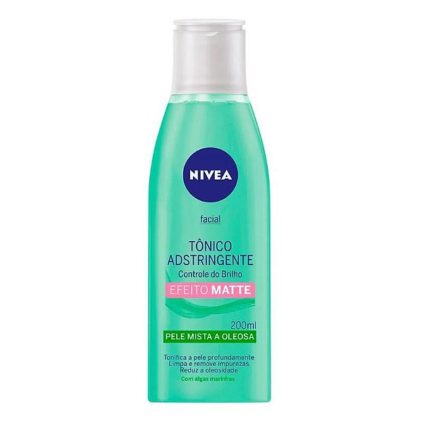 TÔNICO ADSTRINGENTE EFEITO MATTE NIVEA 200ML