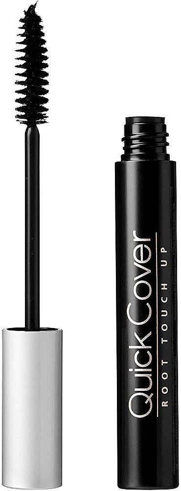 MASCARA RETOQUE RAIZ, CABELO, BARBA COR PRETO QUICK COVER KISS NEW YORK