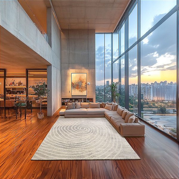 Tapete Fingerprint Espiral – Tapetes São Carlos