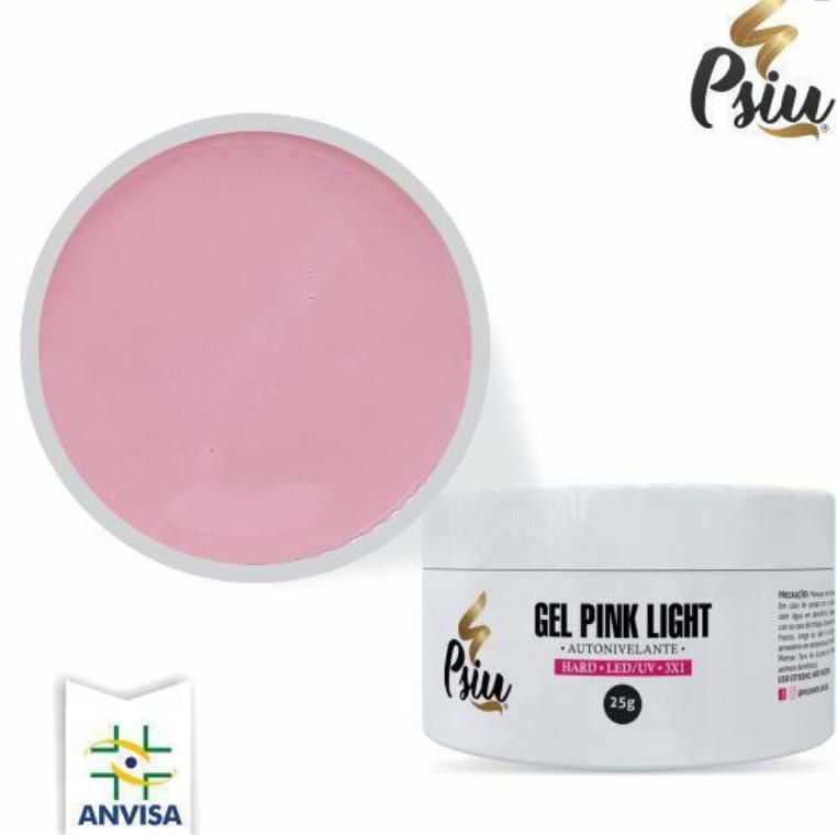 Psiu Gel Pink Light Hard 25g LED/UV (25g)