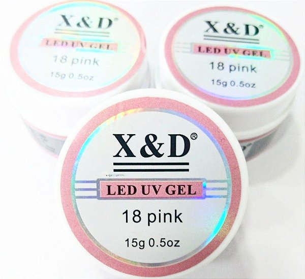 X&D GEL 18 PINK LED/UV 56G
