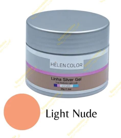 Helen Color - Builder Gel - Linha Silver Gel - Light Nude  35g