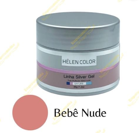 Helen Color - Builder Gel - Linha Silver Gel - Bebê Nude 35g