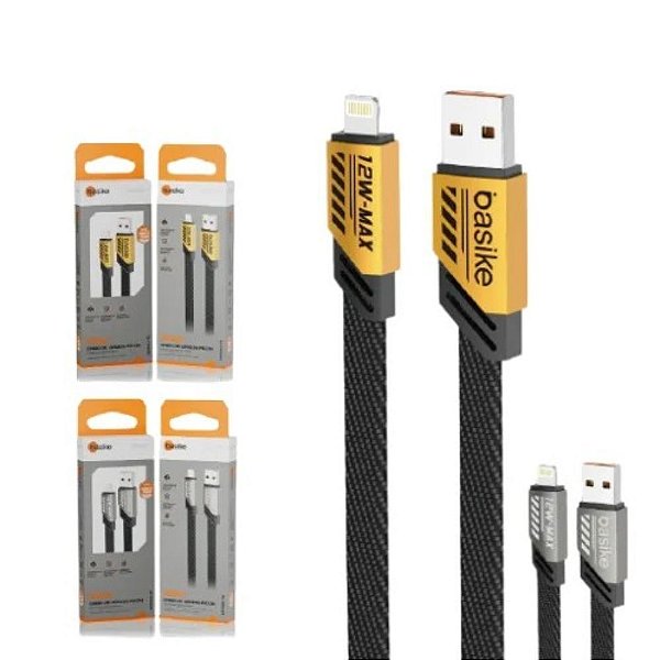 Cabo Basike - USB Lightning- 12W - 1 Metro - BA-CBO093