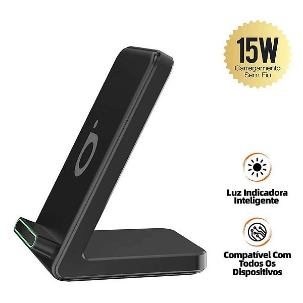 Carregador Indução 2 em 1 - 15W