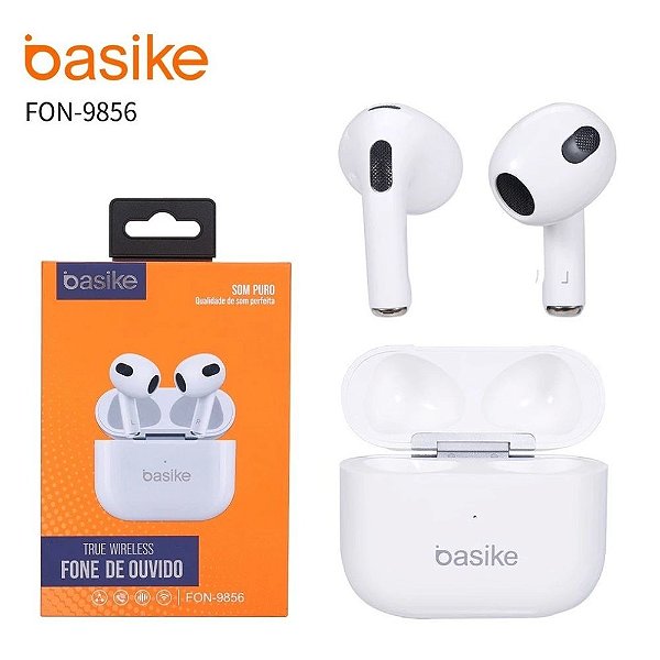 Fone De Ouvido - Sem Fio - Bluetooth Hifi Tws - Basike BA-FON9856
