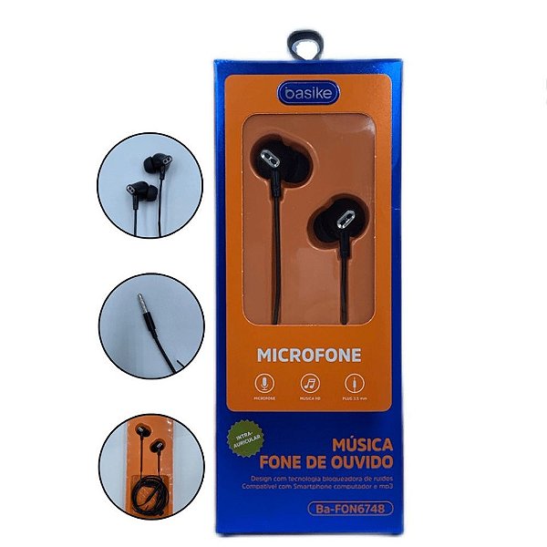 Fone De Ouvido Basike BAFON-6748 P2