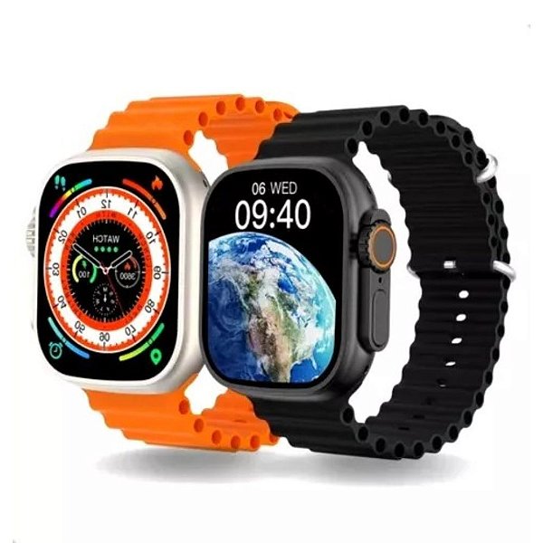 Smartwatch W68 Pro Max Acompanha 7 Pulseiras Relógio De Pulso Digital