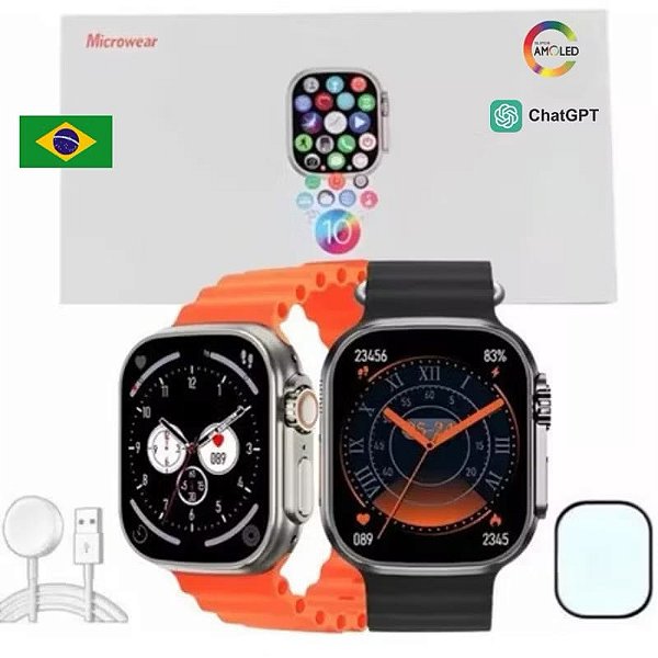 Smartwatch W69+ Relógio De Pulso Digital