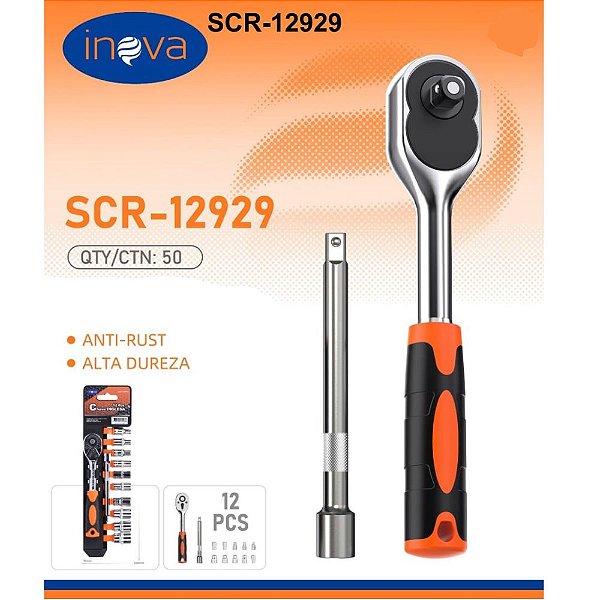 Kit Chaves Anti-ferrugem 12 Pçs Scr-12929