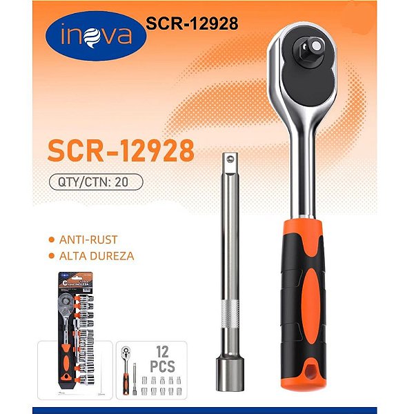 Kit Chaves Anti-ferrugem 12 Pçs Scr-12928